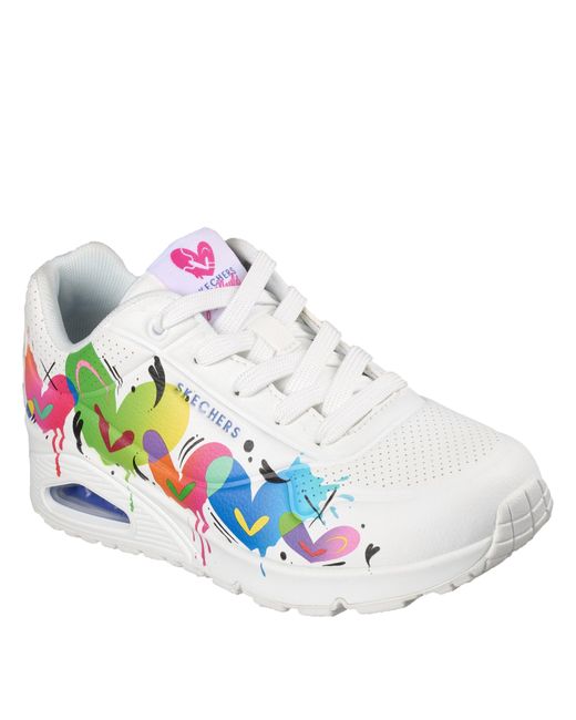 Skechers Blue Casual Low-Top Trainers