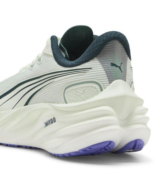 PUMA White Velocity Nitro 4 Everyday Neutral Road Running Shoes