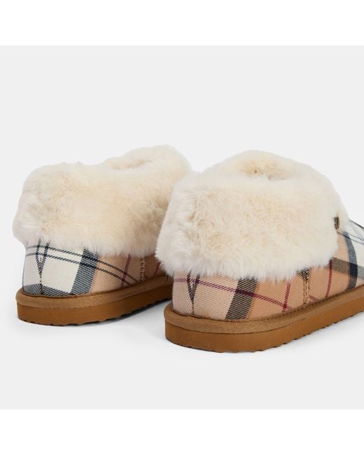 Barbour Natural Eloise Slipper Boots