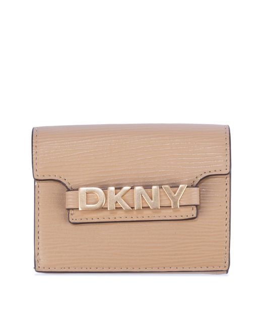 DKNY Natural Avril Tri-Fold Wallet