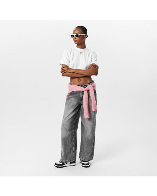 Off-White c/o Virgil Abloh White Chandler 53 Rectangle Sunglasses