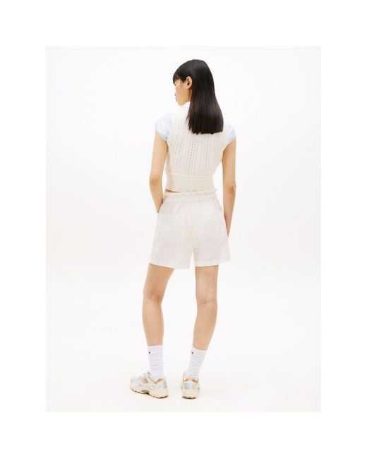 Tommy Hilfiger White Chino Shorts