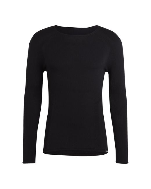 Adidas Black Drynamo Long Sleeve Training T-Shirt for men
