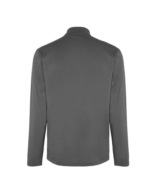 Boss Gray 1/4 Zip Performance Tracksuit Top for men
