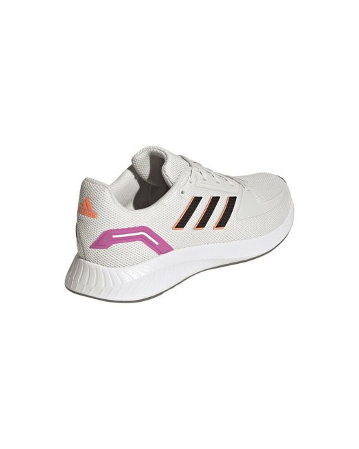 Adidas White Run Falcon 2.0 Running Shoes