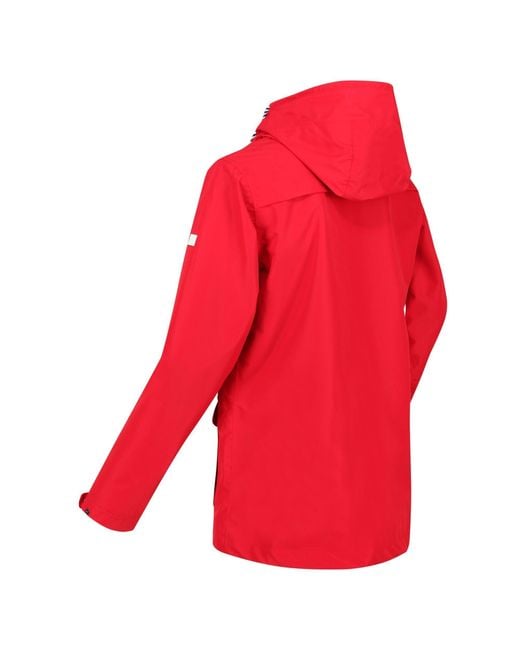 Regatta Red Bayarma Breathable Long Sleeve Waterproof Jacket