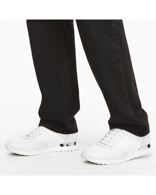 Mallet White Lux 1.0 Low-Top Trainers for men