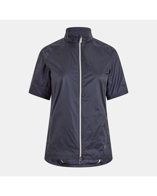 Calvin Klein Blue Weather Resistant Performance Golf Jacket