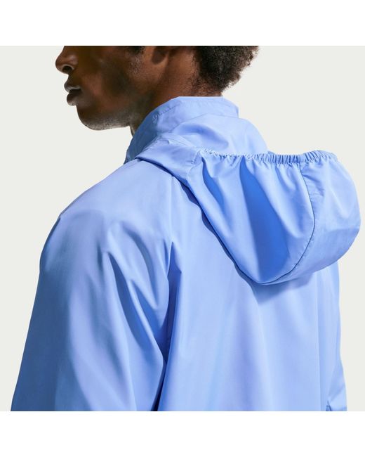 Nike Blue Miler Repel Running Jacket for men