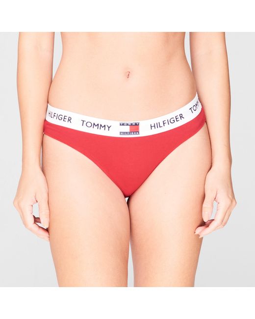 Tommy Hilfiger Red 85 Cotton Bikini Briefs
