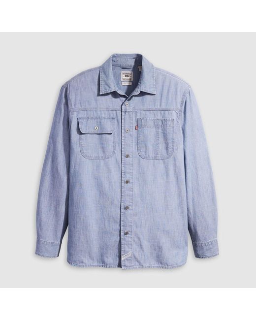Levi's Blue Auburn Worker Shirt for men