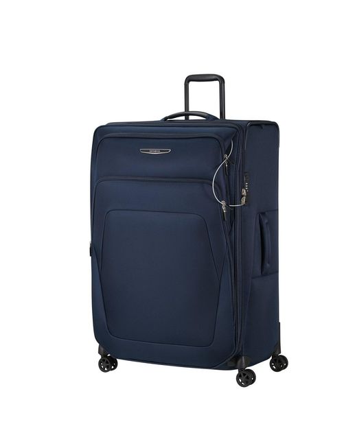 Samsonite Blue Spark Sng Eco Spinner 82X53X34/38Cm Exp Fl Extra Large Soft Suitcase