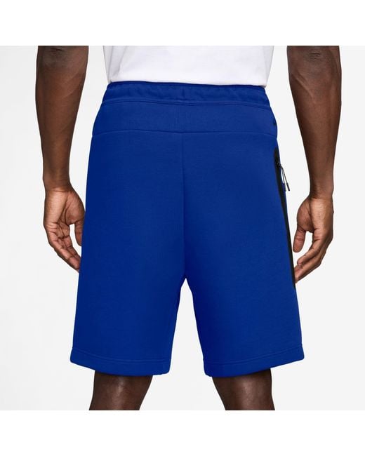 Nike Blue Sportswear Tech Fleece Shorts for men
