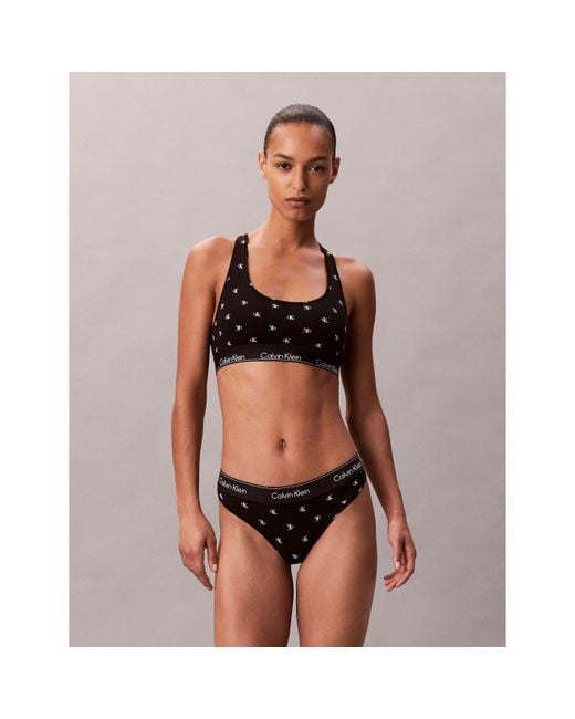 Calvin Klein Black Modern Thong