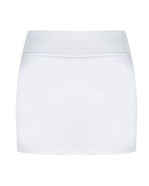 Reebok White Workout Ready Vector Skirt Denim Short