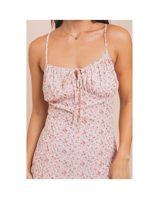Daisy Street Pink Midi Dress