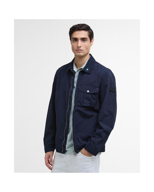 Barbour Blue B.Intense Tarnett Structured Zip Harrington Jacket for men