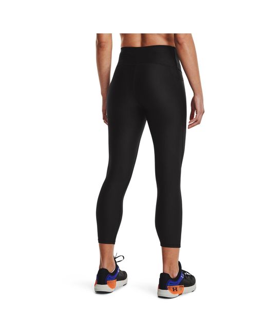 Under Armour Black Tech No-Slip Waistband Ankle Leggings