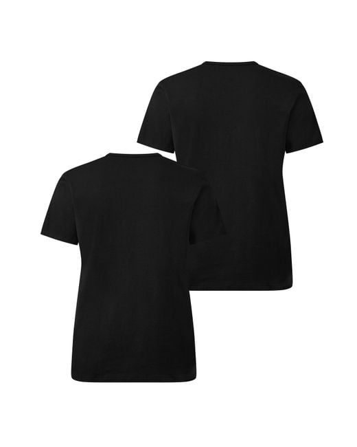 Emporio Armani Black 2 Pack Crew Neck T-Shirts for men
