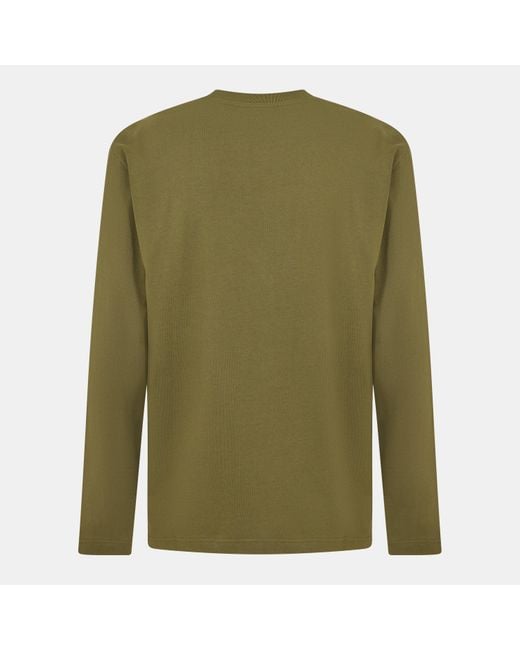 Off-White c/o Virgil Abloh Green Skate Long Sleeve T-Shirt for men