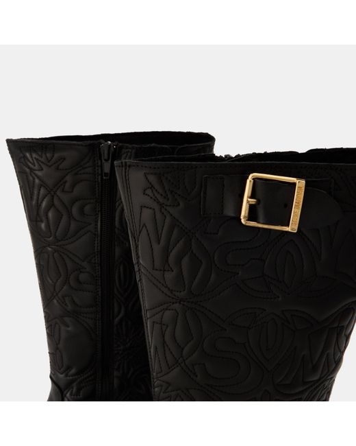 Steve Madden Black Gelina Knee High Boots