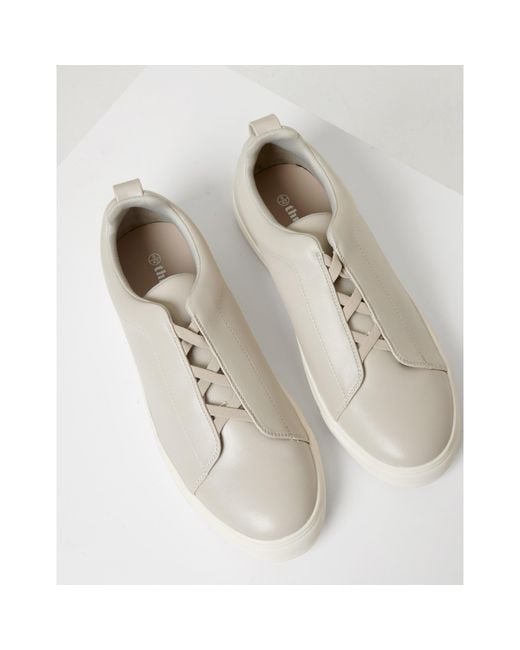 Threadbare White Acefield Casual Low-Top Trainers for men