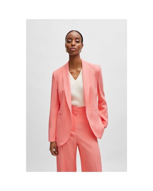 Boss Pink Jirea Tailored Formal Jacket