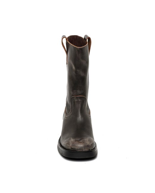 Steve Madden Black Benedict Side Zip Biker Boots