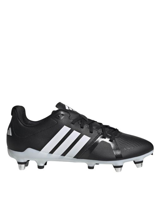 Adidas Black Adizero Rs15 Rise Soft Ground Rugby Boots