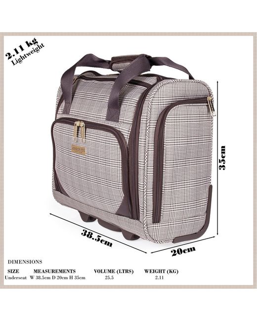 London Fog Multicolor Camberley Soft Shell Suitcase Luggage With Wheels