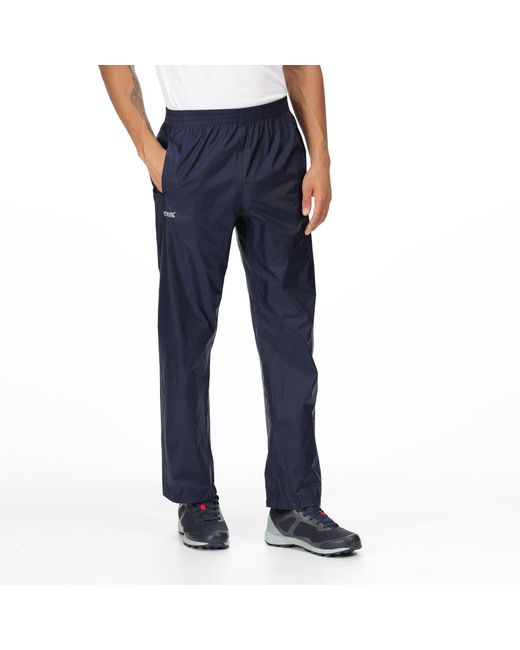 Regatta Blue Pack-It Overtrousers for men