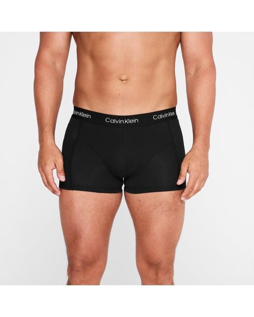 Calvin Klein Black 365 2 Pack Trunks for men