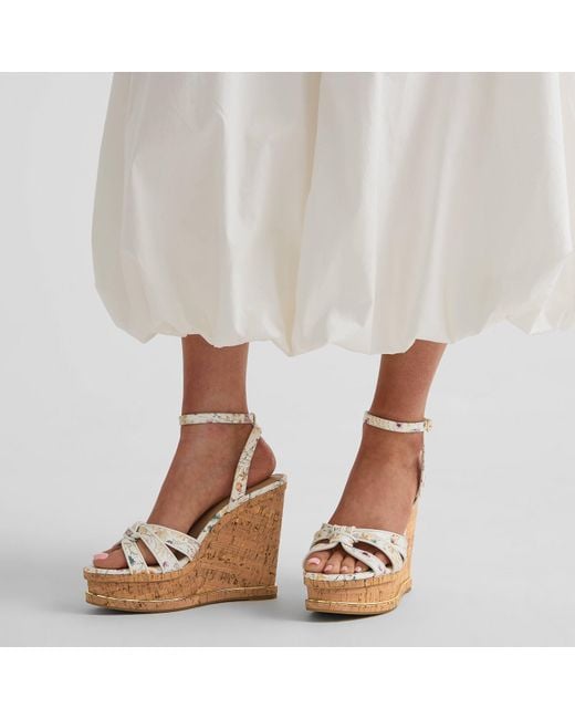 ALDO Metallic Wedge Heel Sandals