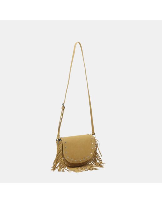 Firetrap Natural Suede Crossbody Bag