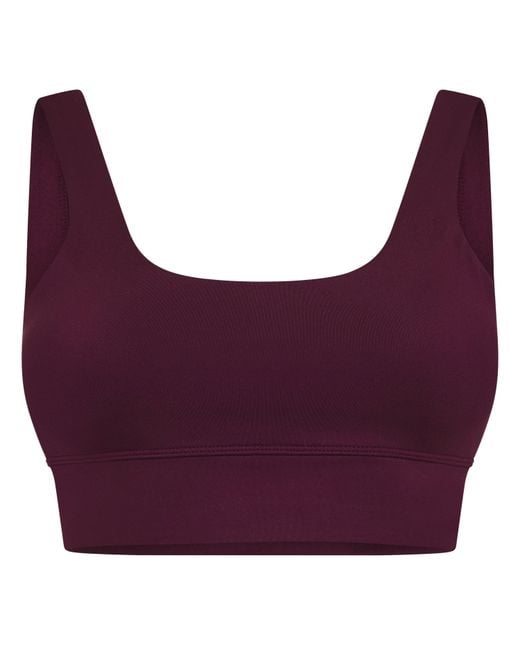 Varley Purple Cori Non-Wired Medium Impact Sports Bra