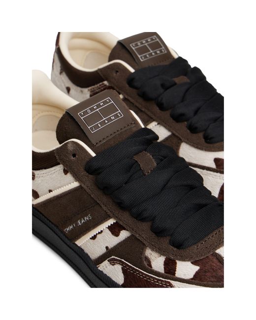 Tommy Hilfiger Black Greenwich Calf Low-Top Trainers