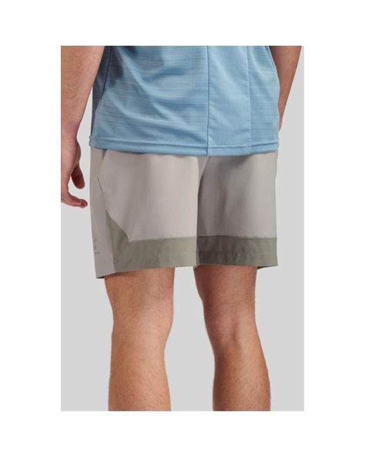 ALTRYN Blue Fleece Jogger Shorts for men