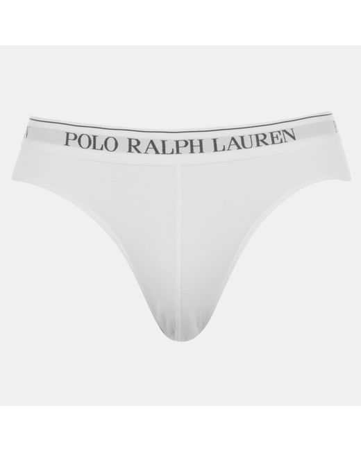 Polo Ralph Lauren Gray Cotton 3-Pack Boxer Briefs for men