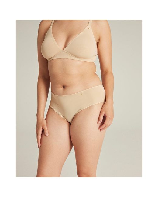 Nudea Natural The Mid Rise Brief Second Skin Stretch
