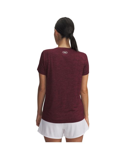 Under Armour Purple Tech Twist Short Sleeve
