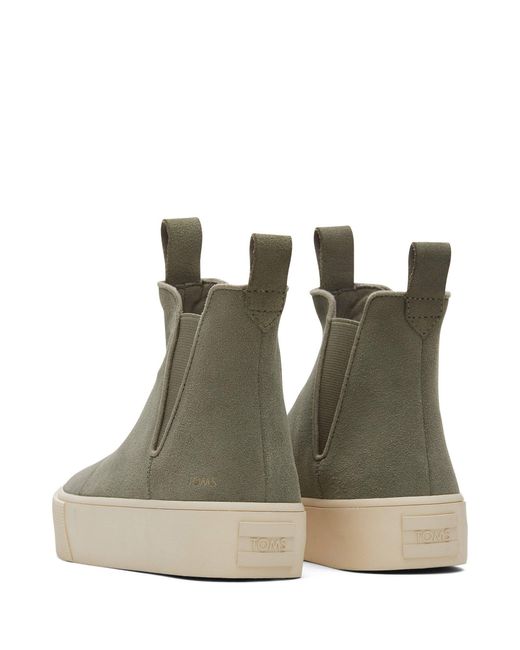 TOMS Green Fenix Platform Ankle Boot