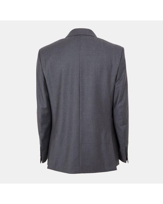 AMI Blue Button Tailored Fit Blazer for men