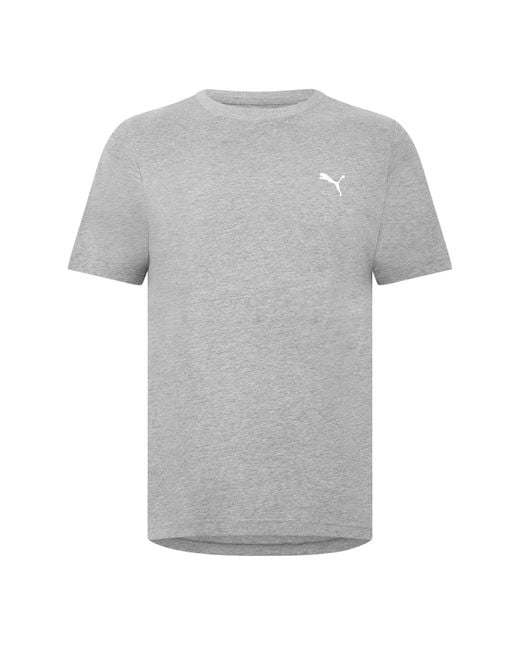 PUMA Gray Blank Base T-Shirt for men