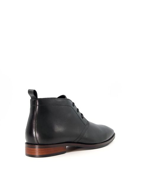 Dune Black Mervin Chukka Boots for men