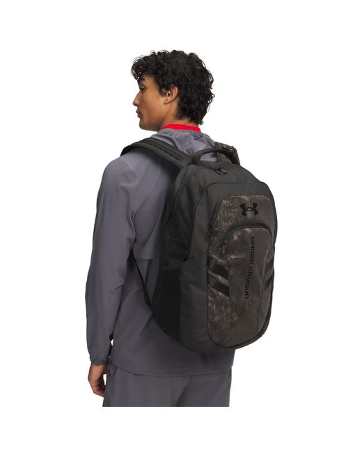 Under Armour Black Ua Hustle 6.0 Backpack