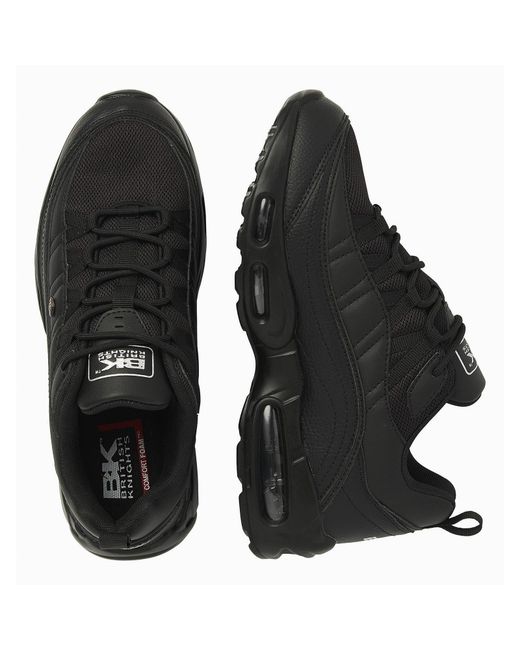 British Knights Black Rise Trainers for men