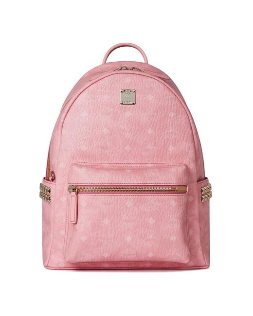 MCM Pink Stark Backpack