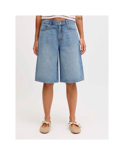 JJXX Blue Long Denim Shorts