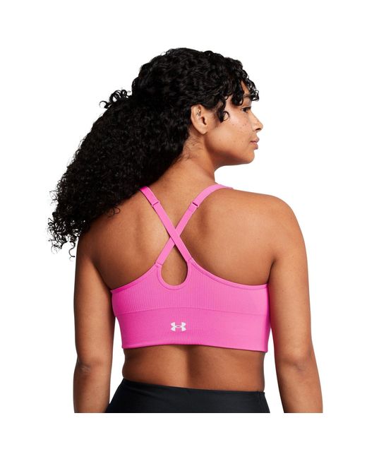 Under Armour Pink Vanish Seamless Low Impact Sports Bra