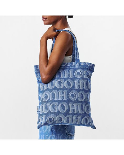 HUGO Blue Roselyn Tote Bag